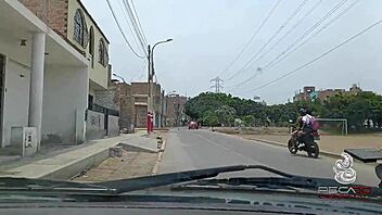 peruvian student slut takes hard anal creampie from big cock