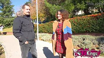 Hunting nerds on madrid streets elena de la vega rides rough!