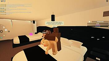 ROBLOX PORN: Cute Whore Deepthroats BBC Rides Doggy Squirts Cum!