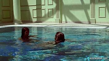 Holy shit! Sexy serbian and russian lesbians grinding tight asses underwater in steamy shower!