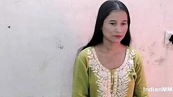 Rough Pounding After Pizza With Sexy Indian