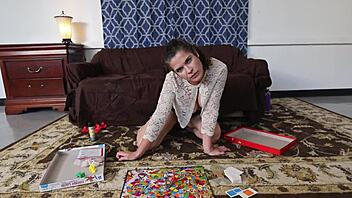 Creampie orgasm overwhelms her