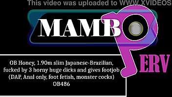 ob honey fucked by 3 huge cocks!!