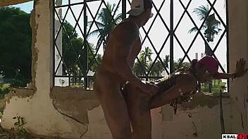 Ksal Hot Fucks Abandoned House Veranda Kitchen Publicly