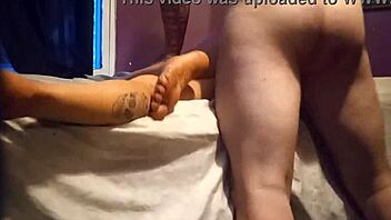 Bratty petite slut fights back during rough anal punishment creampie