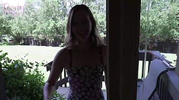 Nasty Stella lets Seth creampie her womb