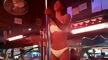 Thai Ladyboy Dancer Shakes Shemale Ass Erotically