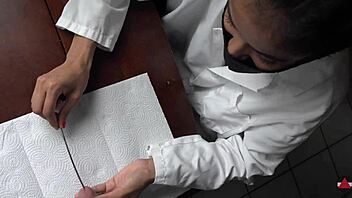 pov filipina nurse sounds masked patient cock