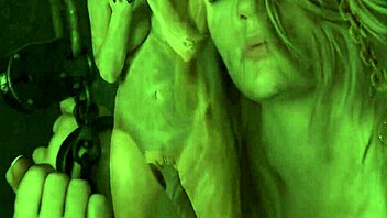 Chained Cosplay Babe Masturbates Shaved Pussy in Bondage