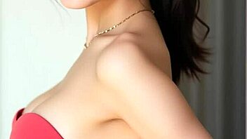 stunning thai beauty in lingerie shows perfect tits