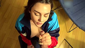 Russian College Student Fucks Doggystyle POV First Day