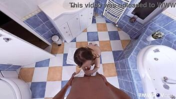 i crave your cock pounding me in this bathroom quickie, baby
