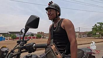 peruvian student slut takes hard anal creampie from big cock