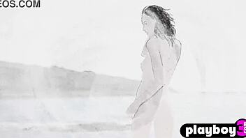 Petite teen model reveals small tits outdoors?