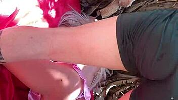 Outdoor Fuck Doll Bent Over Ass Pounded