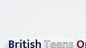 blonde student deepthroats and swallows cum in cosplay lingerie