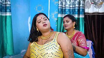 Two Desi Mallu Babes Slammed in Wild Threesome!