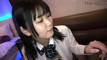 Isn't this cute Japanese teen's big ass perfect for raw fucking?
