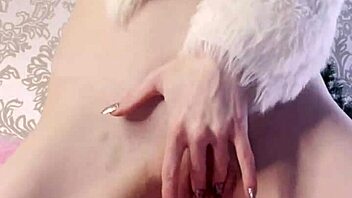 squirting hard from buttplug ass masturbation closeup!