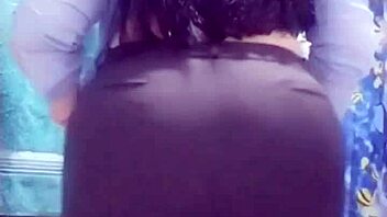 mexican big ass secretary strips uniform shows fat culo and tits in laundry!