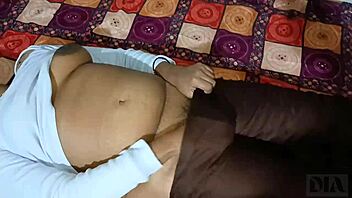 horny babe begs to milk her hairy pussy and fuck hard