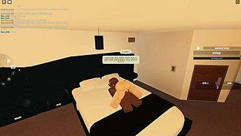 ROBLOX PORN: Cute Whore Deepthroats BBC Rides Doggy Squirts Cum!