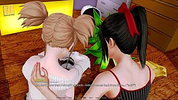 playing harem hotel episode 161 hot action