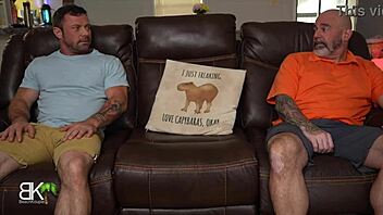 stepmom stunned by wild bedroom encounter with young lovers