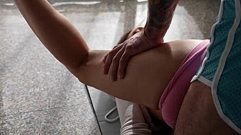 stepmom's stretch turns into squirting sex explosion