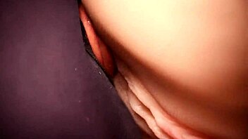 Double penetration toys fill cute shaved fuck doll's pussy close up