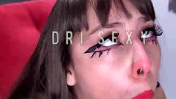 fantasy personal slut brunette sucks cock rebolando with dildo in tight pussy