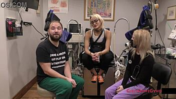 Channy Crossfire's intense nurse patient exam spreads wide