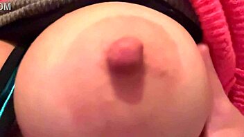 check out this italian milf artemisia's big tits bouncing wild in solo play