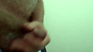 Rustyas1 jerks small cock hard in public toilet orgasm rush