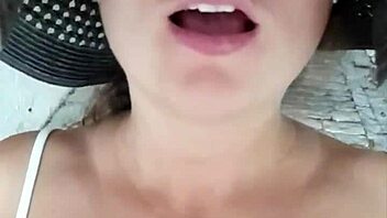 hot milf teases publicly then delivers pov blowjob