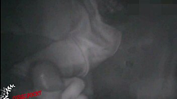 Girlfriend sucks and fucks through gloryhole in erotic booth