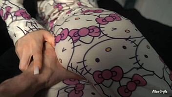 Damn lucky guy creampies hot curvy brunette tight pussy pov