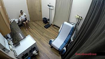 Channy Crossfire's intense nurse patient exam spreads wide