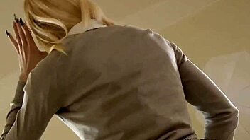 hey check out this amateur teen's milky cumshot blast after big cock blowjob
