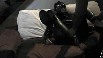 pamela sanchez fucks hairy guy in leather mask rough doggystyle