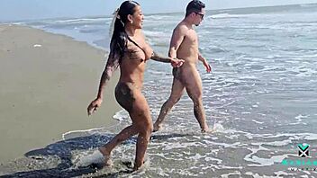 Mariana Martix Famous Brunette Latina Rough Beach Fuck Big Squirt Facial Cumshot