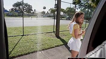 wanna watch athletic babe's ass pounded for cash?