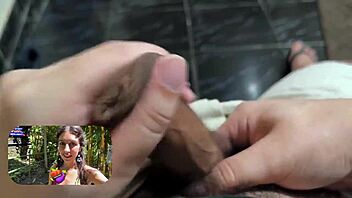 I go crazy with public cumwalk then blow monster cock in crowded toilet