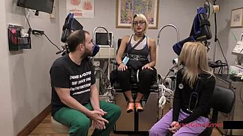 Channy Crossfire's intense nurse patient exam spreads wide