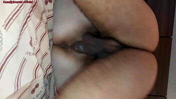 A curvy latina moans riding massive cock while partner films the action