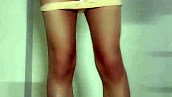 ladyboy masturbates outdoors cums in soaked panties upskirt