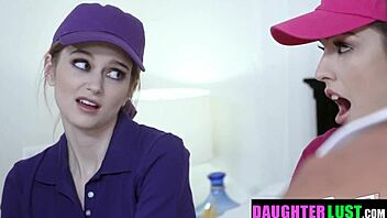 men drop shorts revealing cocks to hungry women's stares