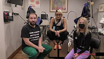 Channy Crossfire's intense nurse patient exam spreads wide