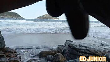 Hot Nudist Beach Fuck With Juicy Brazilian Beauty!