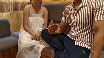 jija enjoys romantic first with sali in cozy room